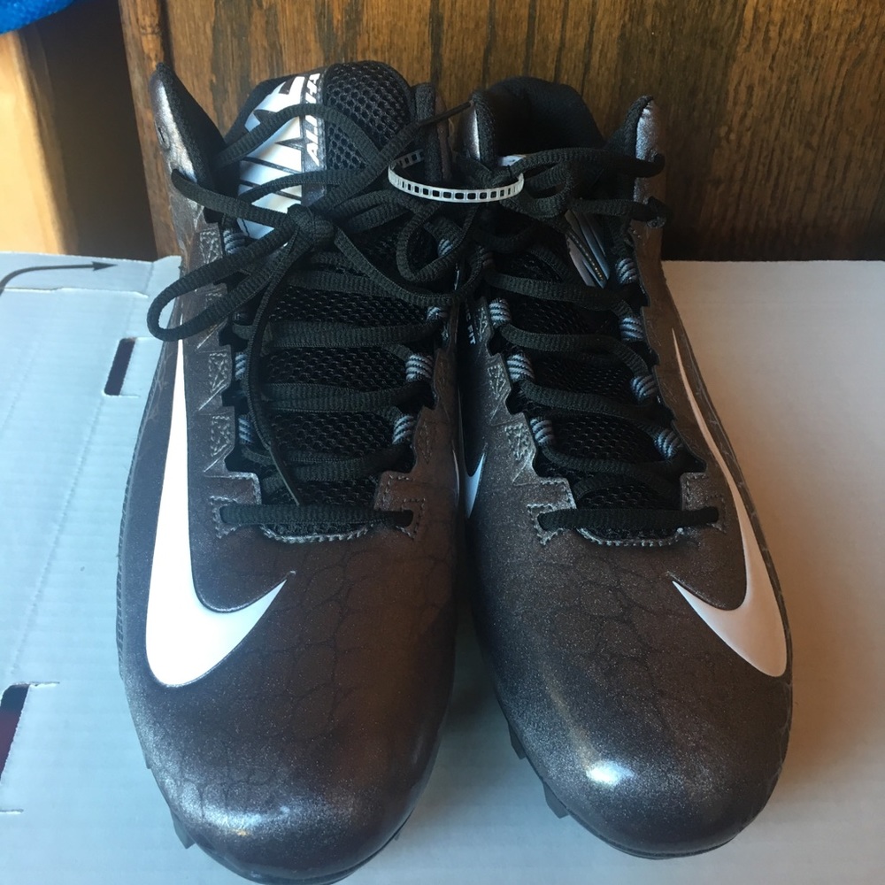 Nike Alpha Dynamic Fit Sz.12 Cleats Black/grey #N1